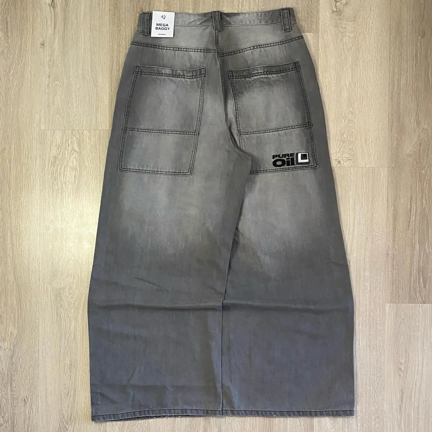 American New Fashion Vintage Washing Heavy Industry Multi-pocket Tooling Jeans Female Y2K Street Popular Baggy Drop Pants Tide