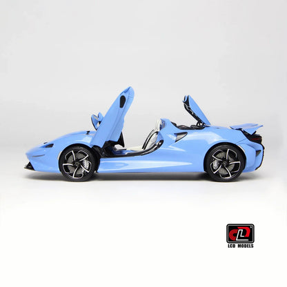 LCD Diecast car model 1:18 McLaren ELVA car model metal static display collection