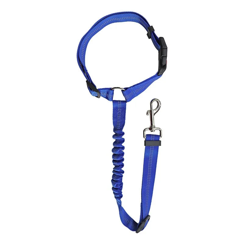 New Solid Two-in-one Dog Harness Leash Pet Car Seat Belt BackSeat Safety Belt Adjustable for Kitten Dogs Collar Pet Accessories