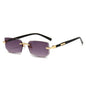 Fashion Punk Square Sunglasses Women Luxury Brand Small Frame Sun Glasses Female Rectangle Metal Mirror Oculos De Sol