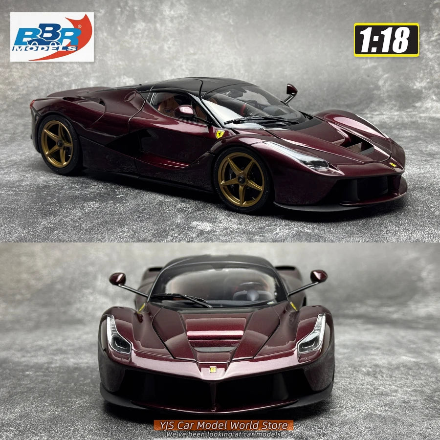 BBR  Die-casting model 1/18 LaFerr  Car model Static Ornament Holiday Gift Collection