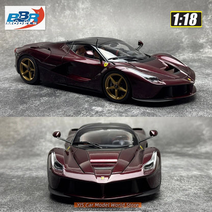 BBR  Die-casting model 1/18 LaFerr  Car model Static Ornament Holiday Gift Collection