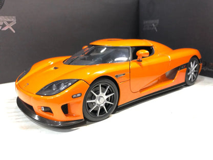 Autoart 1:18 CCX Black/Silver/Orange Simulation Limited Edition All Open Alloy Metal Static Car Model Toy Gift