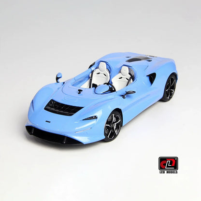 LCD Diecast car model 1:18 McLaren ELVA car model metal static display collection