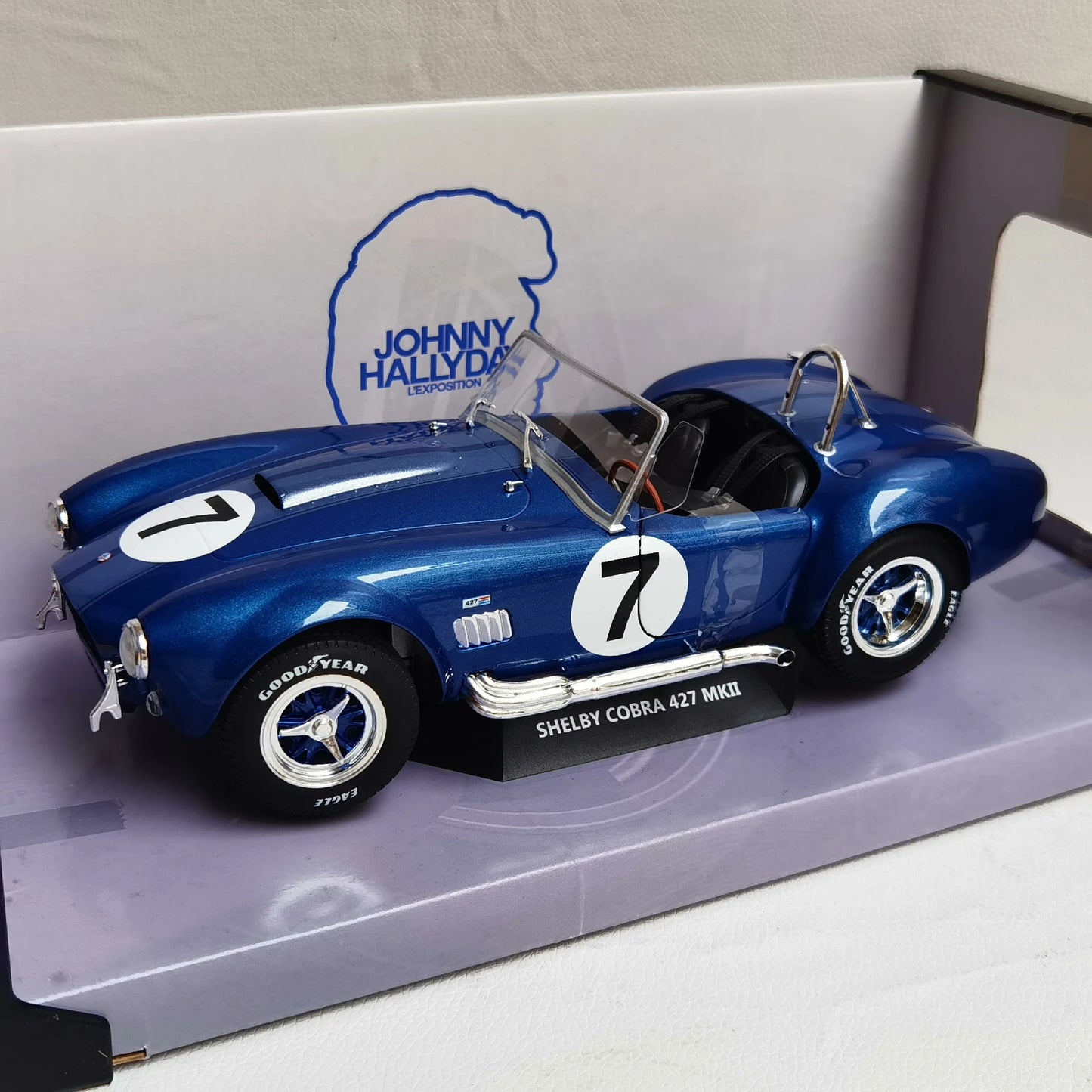 SOLIDO 1/18 Shelby Cobra 427 MK II #7 Racing Car Model