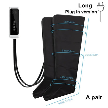 Air Pressure Leg Massager Foot Massage Boots Kneading Squeeze Deep Relaxation Calf With Remote Control