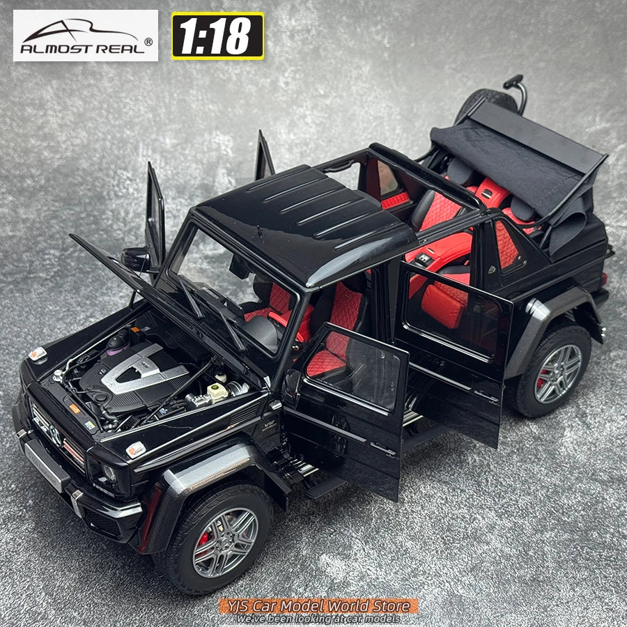 Almost Real diecast model 1:18 G 650 Landaulet G650 SUV car model alloy collection gift to friends and family