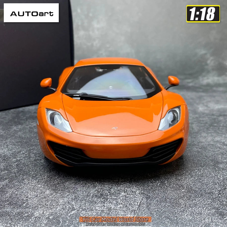 AUTOART Diecast car model 1/18McLaren MP4-12C Static display car models  Collect festival gifts