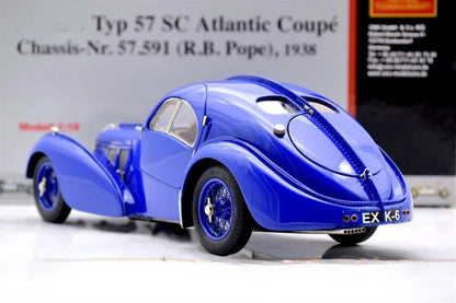 CMC 1:18 57SC Atlantic 1938 Simulation Limited Edition All Open Alloy Metal Static Car Model Toy Gift