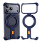 Eary Magnetic Case for iPhone 17 Pro Max With 360°Rotating Ring Kickstand Magsafe Wireless Charging Shell Shockproof Phone Cover