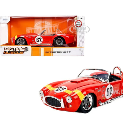 JADA 1/24 Shelby Cobra  Convertible #67 1965 Racing Car Model