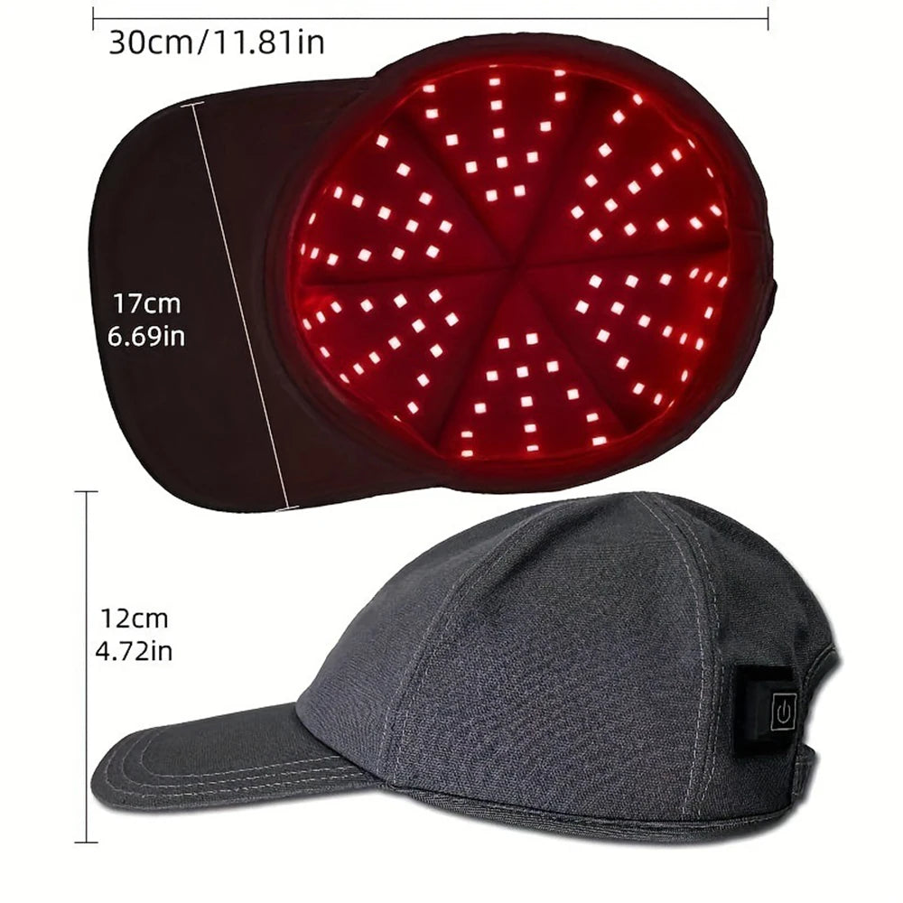 660nm 850nm Red Light Infrared Hair Therapy Hair Growth Cap for Hair Regrowth Anti Hair Loss Relax Scalp Care Hat Anti Hair 2026
