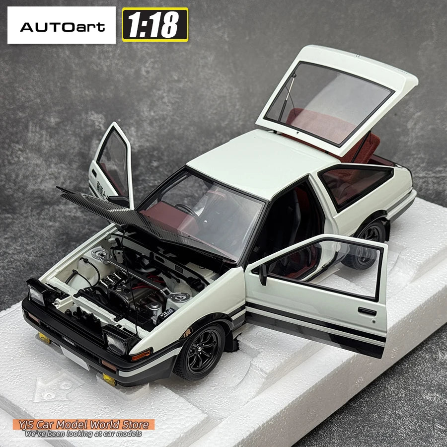 AUTOART 1:18 TOYOTA SPRINTER TRUENO AE86 30th ANNIVERSARY car model Static alloy car model collection gift