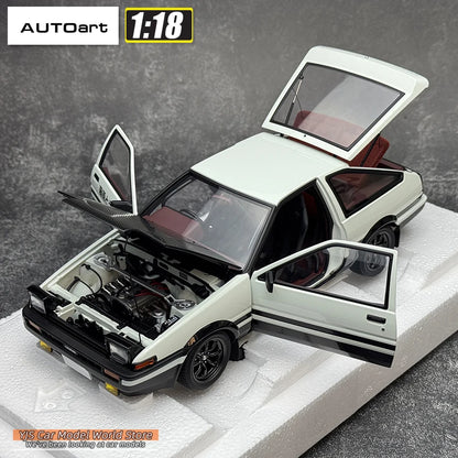 AUTOART 1:18 TOYOTA SPRINTER TRUENO AE86 30th ANNIVERSARY car model Static alloy car model collection gift