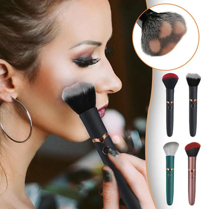 2 In 1 Electric Multi-Function Soft Fluffy Portable Foundation Brush Vibration Makeup Brush Rechargeable Detail Makeup Tools ﻿