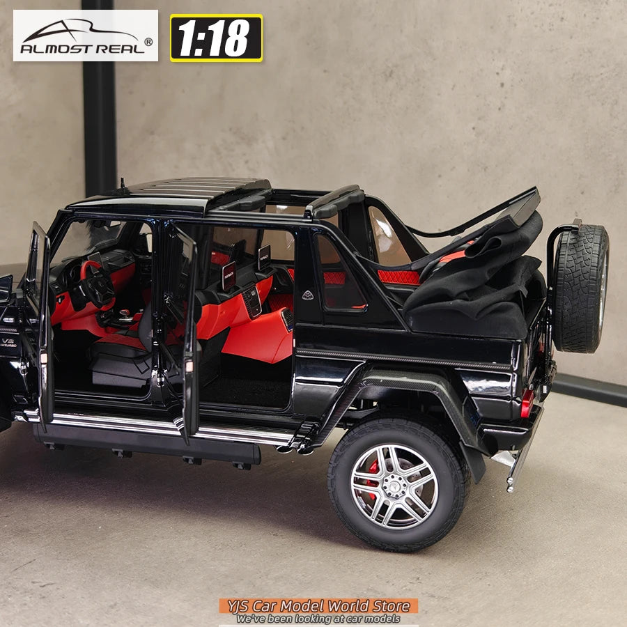 Almost Real diecast model 1:18 G 650 Landaulet G650 SUV car model alloy collection gift to friends and family