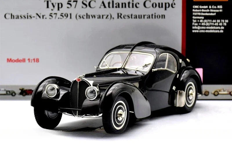 CMC 1:18 57SC Atlantic 1938 Simulation Limited Edition All Open Alloy Metal Static Car Model Toy Gift