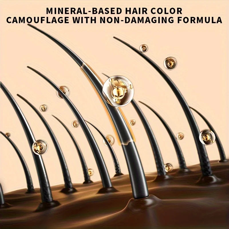 Hair Color Stick with Comb – Waterproof & Sweat-Resistant Temporary Hair Dye, Ergonomic Smooth Handle (Comfortable Grip)