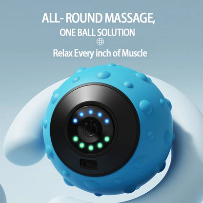 Rechargeable 5 Gears Vibrating Massage Ball Portable Peanut Massager Vibrating Foam Roller For Fitness Mobility Yoga Relaxation