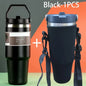 Thermal Water Bottle With Straw Outdoor Sport Coffee Cup Car Insulated Cup Tumbler Vacuum Flask Travel Thermal Mug 20oz/30oz