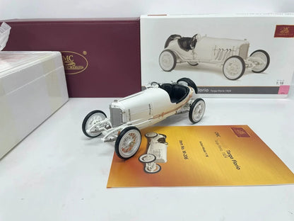 CMC 1:18 Targa Florio 1924 White Simulation Limited Edition All Open Alloy Metal Static Car Model Toy Gift