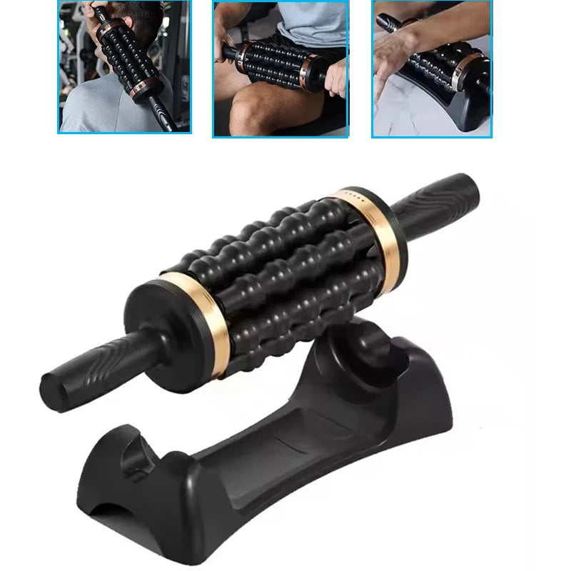 Hand Held Massager Relax Stress Massager for Muscle Rolling Percussive Massager Powered Muscle Roller Massager Whole Body Relax
