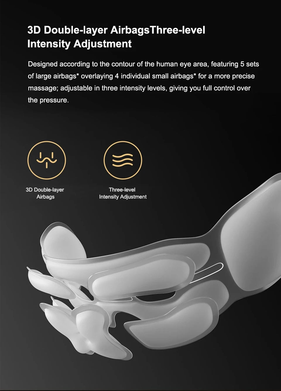 Original NEW MIJIA Smart Eye Massager  Zone Massage Visual Folding Massage Glasses Custom Eye Health For Mi Home APP