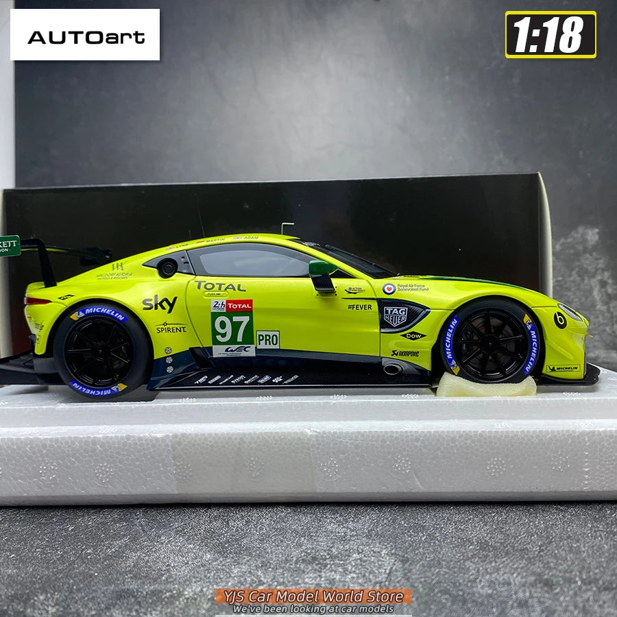 AUTOart 1/18 SCALE Aston Martin Vantage GTE Le Mans Pro 2018 Car model Static collection Furniture for display