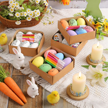 DIY Hand-Painted Easter Eggs, Easter Home Décor, Creative Easter Gift for Easter Party