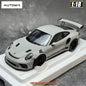 AUTOART 1/18 Scale New Porsche 911 (991.2) GT3 RS Weissach Package Car model Sports car Static collection