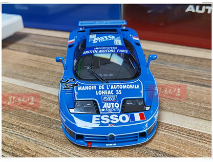 AUTOART Bugatti EB110 24HR Le Mans Racing 1994 #34 1:18 Car model Collection Display gift Static Ornament Collection