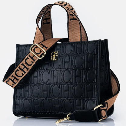 CH Fashion Monogram Print High Quality Metal Logo Casual Light Luxury Brand Designer New Women's Handbag
