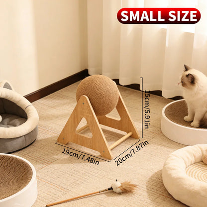 Sisal Cat Scratching Board Cat Claw Grinding Ball Durable Cat Tree Cat Interactive Toy