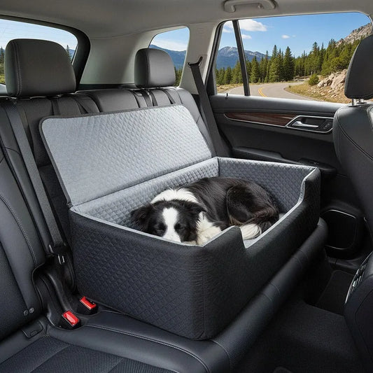 Car Rear Seat Dog Bed, Foldable Pet Mat, Dog Car Safety Seat, Washable Large/Medium Dog Bed, Anti-Dirty Pet Car Supplies