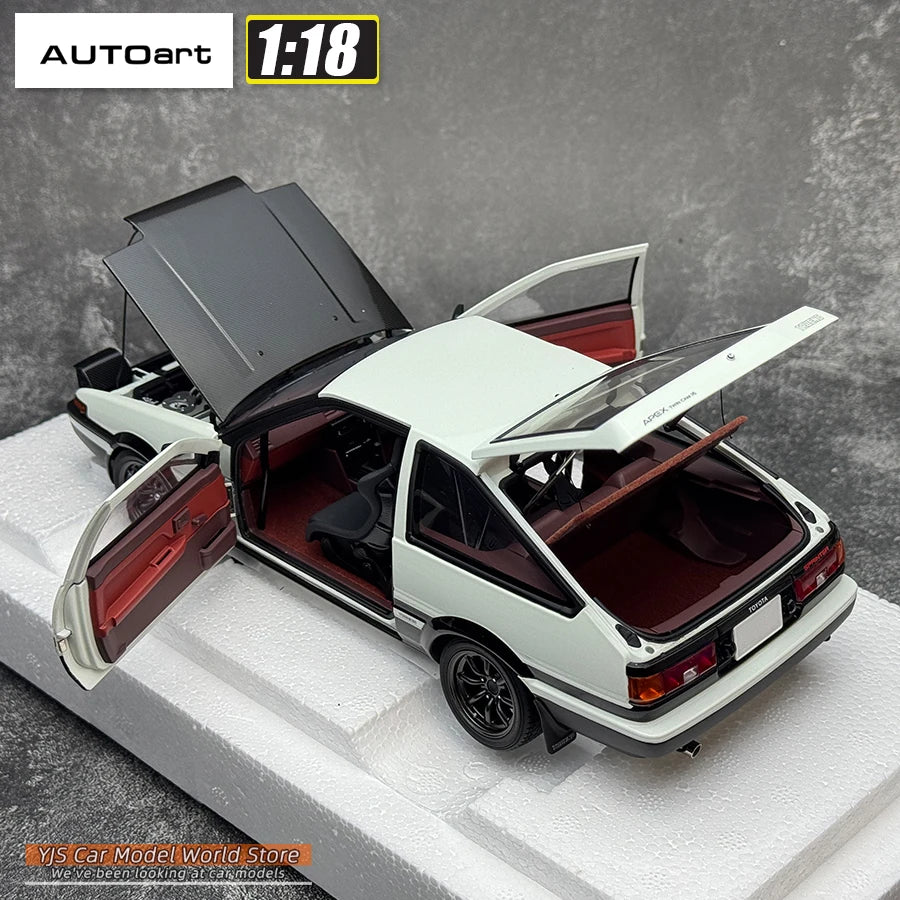 AUTOART 1:18 TOYOTA SPRINTER TRUENO AE86 30th ANNIVERSARY car model Static alloy car model collection gift