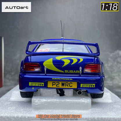 AUTOART Die-cast car model 1/18 Subaru Impreza WRC Rally of Monte Carlo  Static display car models