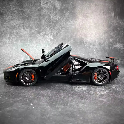AUTOART 1:18 scale Ford GT ABS material Full Open car model Static Display Holiday gift collection Sports car model