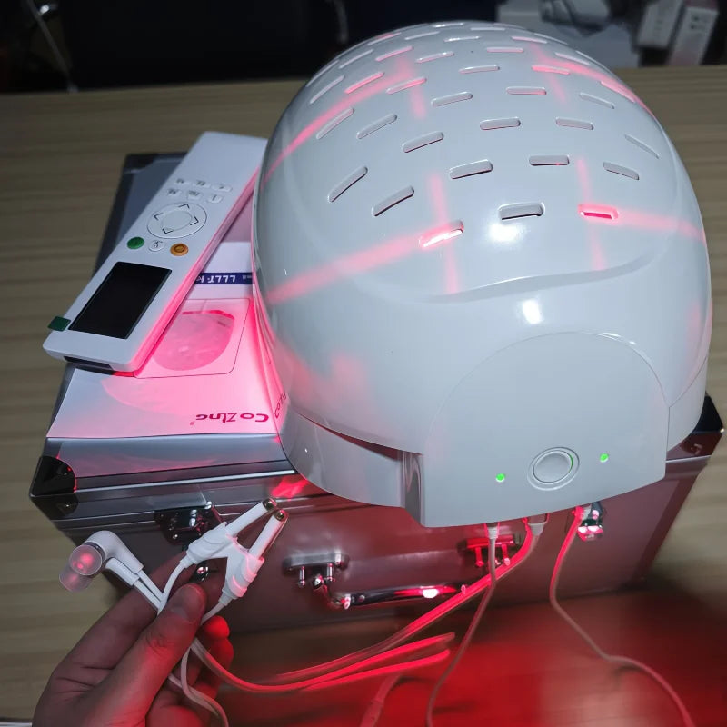 Anti Hair Loss & Scalp Care Hat, 6750mW High Power Light Therapy Cap, 210 LED 90 Laser 650/660nm for Fast Hair Growth Regrowth