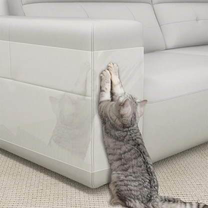 1 Roll Anti Cat Scratch Furniture Protector Tape Self-Adhesive PVC Transparent Tape Couch Guard Pads Stickers for Couch Sofa