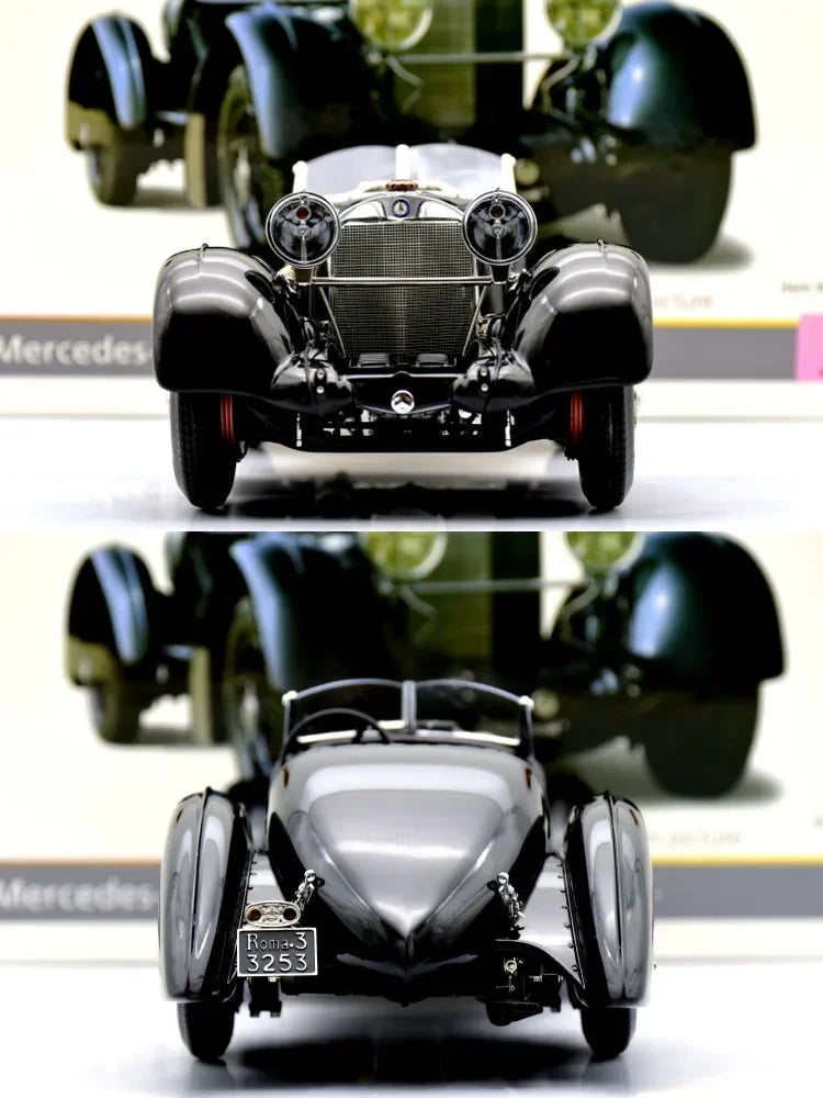 CMC 1:18 SSK The Black Prince 1934 25th Anniversary Simulation Limited Edition All Open Alloy Metal Static Car Model Toy Gift