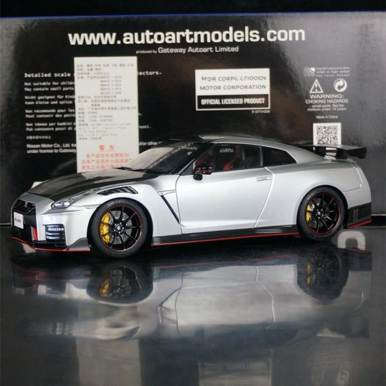 Autoart 1:18 R35 GTR 2022 JDM Simulation Limited Edition All Open Alloy Metal Static Car Model Toy Gift