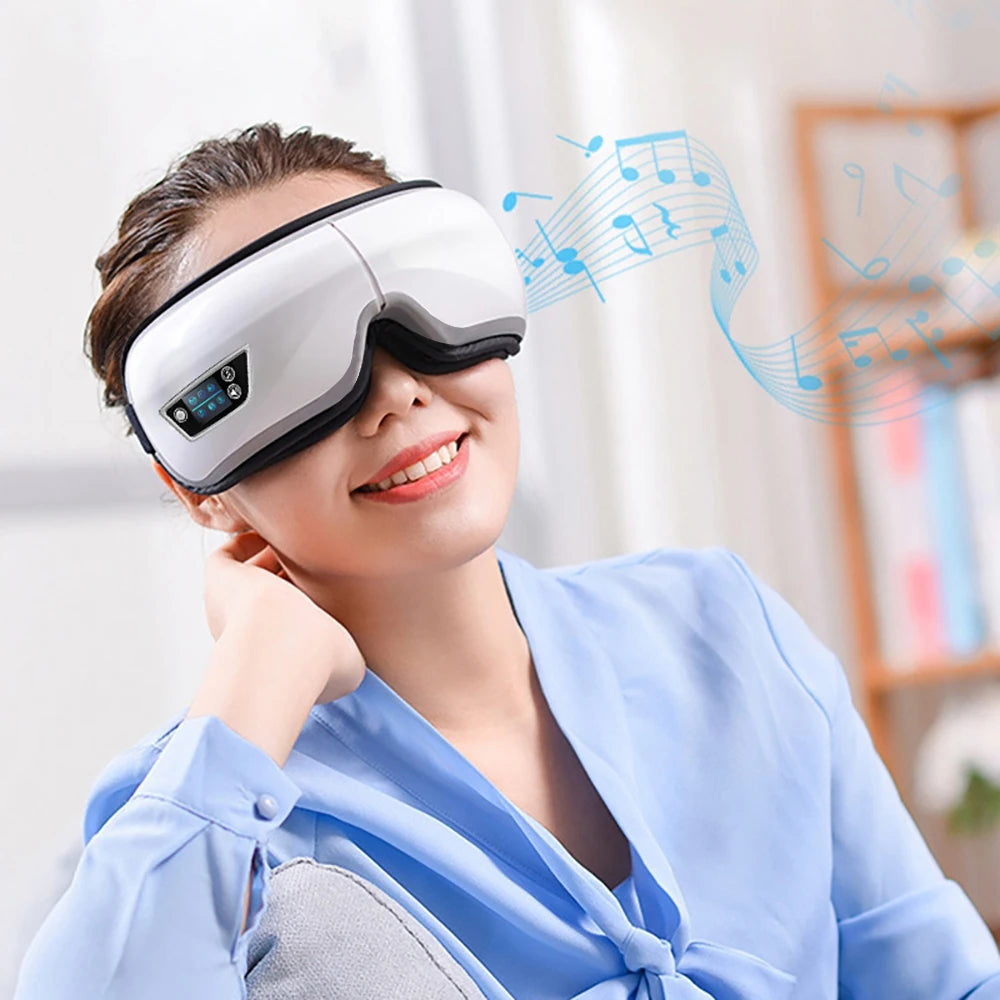 Smart 6D Vibration Eye Massager – Airbag Compress Bluetooth Music Eye Care