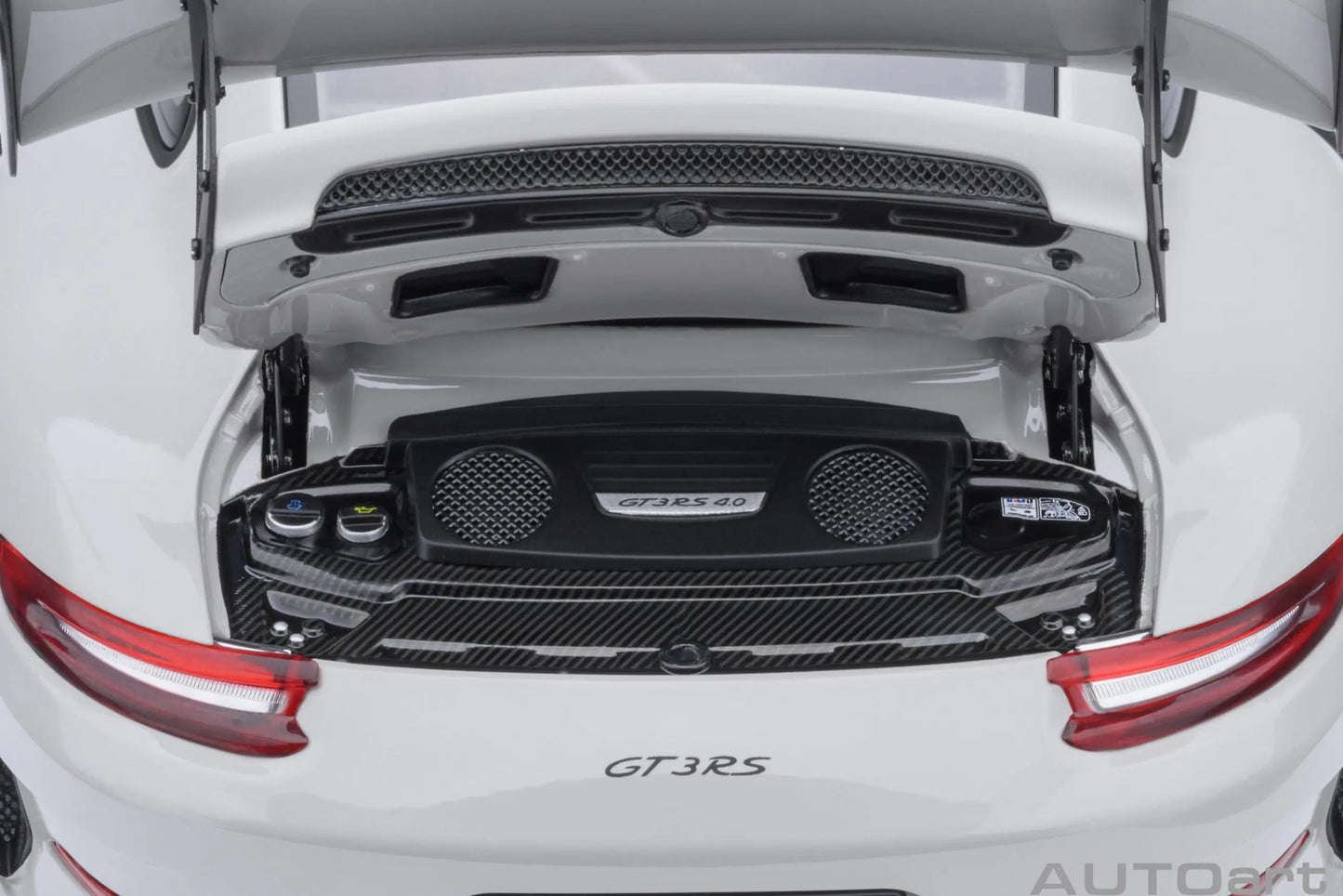 AUTOART 1/18 Scale New Porsche 911 (991.2) GT3 RS Weissach Package Car model Sports car Static collection