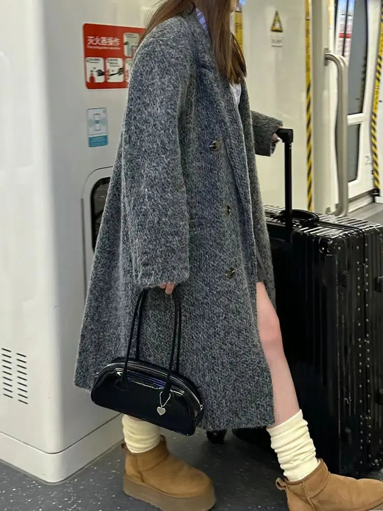 JIAERDI Red Underarm Bag Purse Women High Street Hot Girls Patent Leather Casual Handbag Female Vintage Bowling Bag Aesthetic