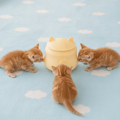 Silicone Pet Nursing Bottle Anti-Slip Bionic Nipple Pet Milk Feeder Multi-Nozzle Bite Resistant Dog Drinking Bottle