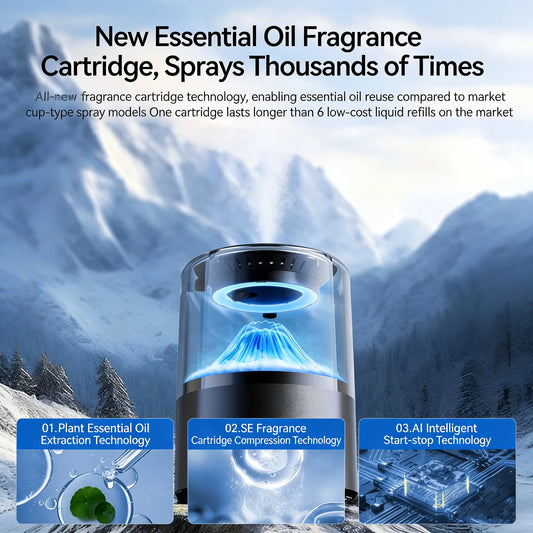 New Car Air Freshener Premium Smart Car Diffuser Cloud Mist Auto Spray High-End Car Air Freshener Car Accessories