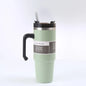 Stainless Steel Car Thermos Bottle Travel Sports Water Bottle Large Capacity with Handle Straw Mug Outdoor Coffee Cup 20oz/30oz