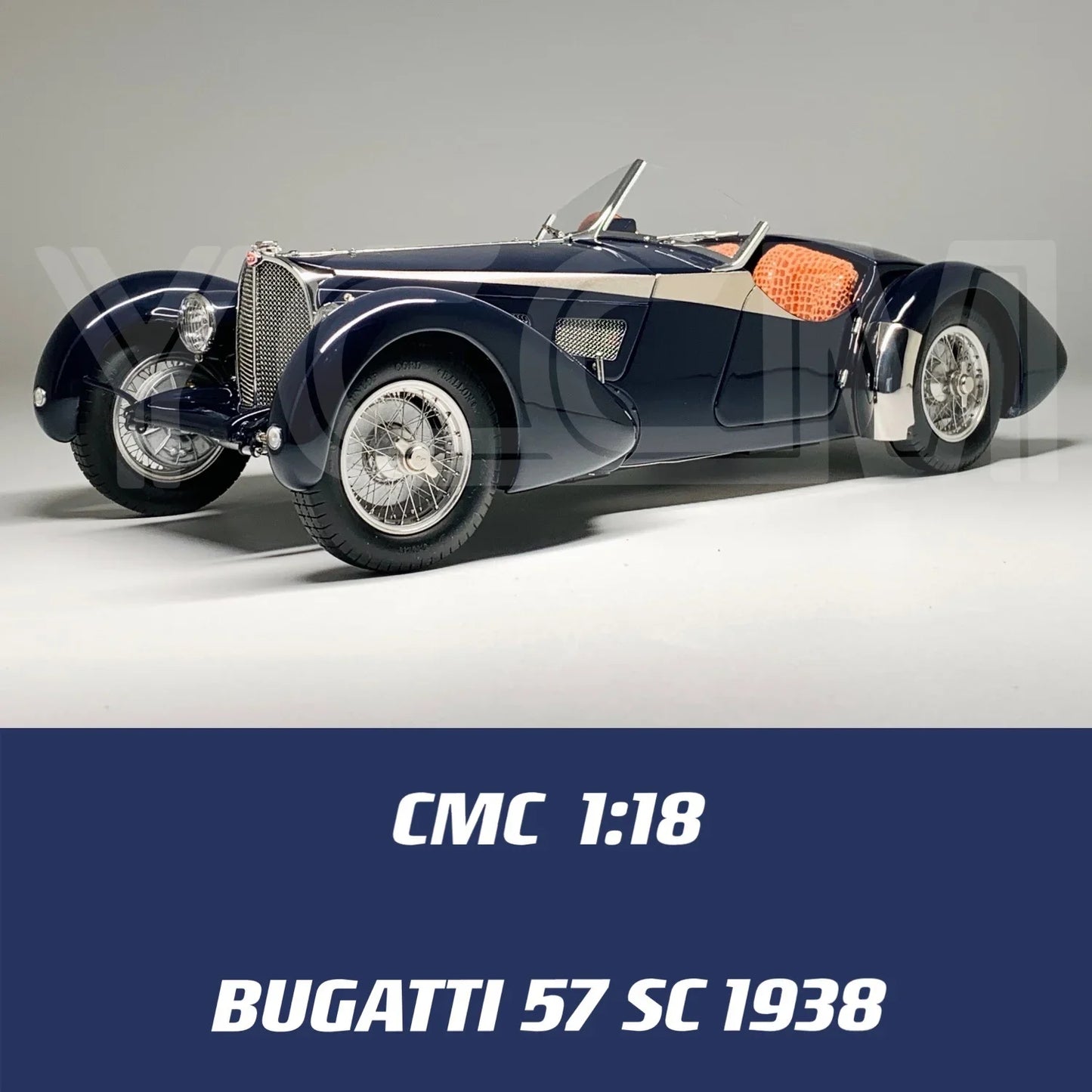 CMC 1:18 57SC 1938 Convertible Simulation Limited Edition All Open Alloy Metal Static Car Model Toy Gift