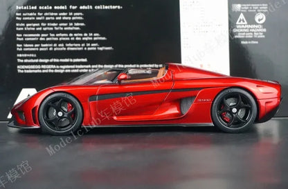 Autoart 1:18 Regera Simulation Limited Edition All Open Alloy Metal Static Car Model Toy Gift