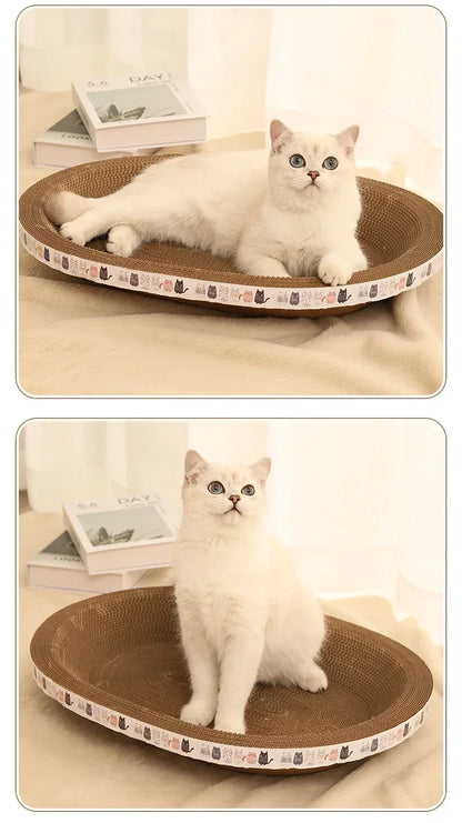 Cat Interactive Toy Rascador Para Gatos Cat Scratching Board Cat Scratcher Corrugated Cardboard Claw Grinding Cat Bed Nest